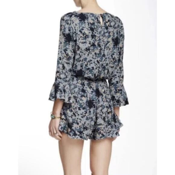 Free People Viscose All The Right Ruffles Romper Size Small - Picture 2 of 7